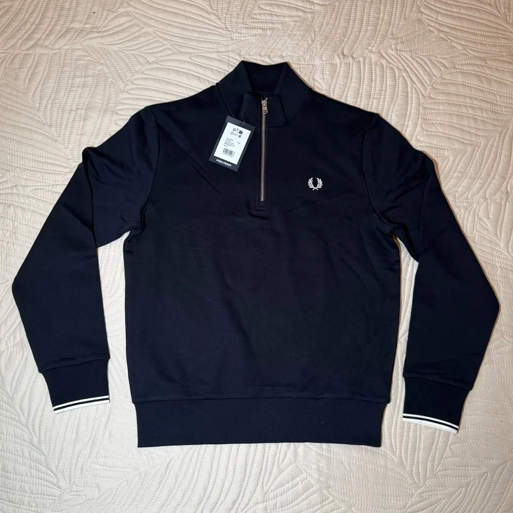 Fred Perry Half Zip - Picture 3 of 4